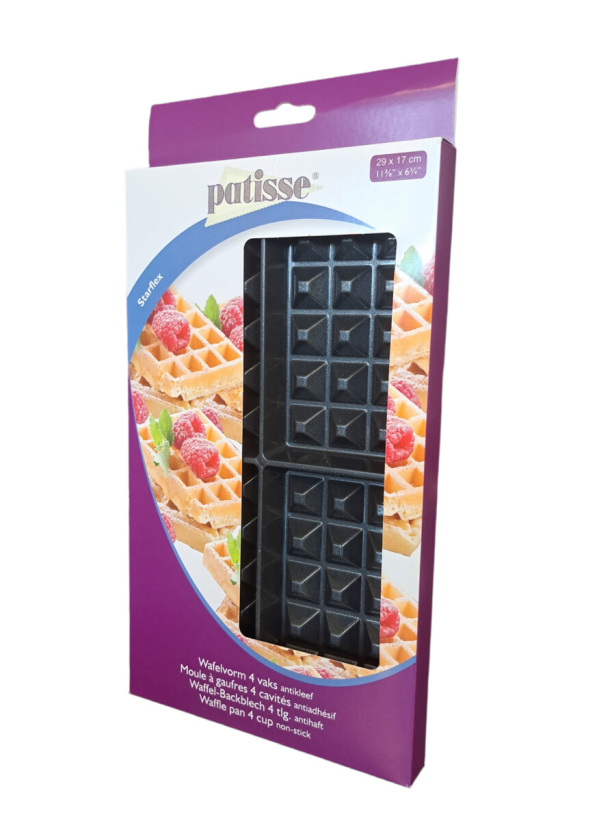 Forma do gofrów silikonowa PATISSE STARFLEX 29 x 17 cm