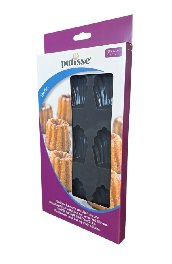 Forma do magdalenek silikonowa PATISSE STARFLEX 29 x 17 cm