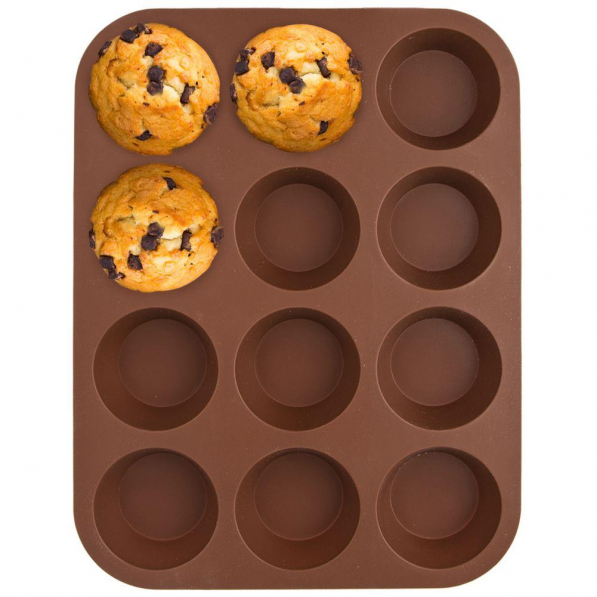 Forma do pieczenia 12 babeczek silikonowa SILLINE MUFFINS