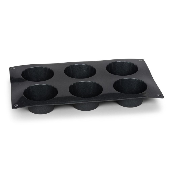 Forma do pieczenia 6 babeczek i muffinek silikonowa PATISSE STARFLEX 29 x 17 cm