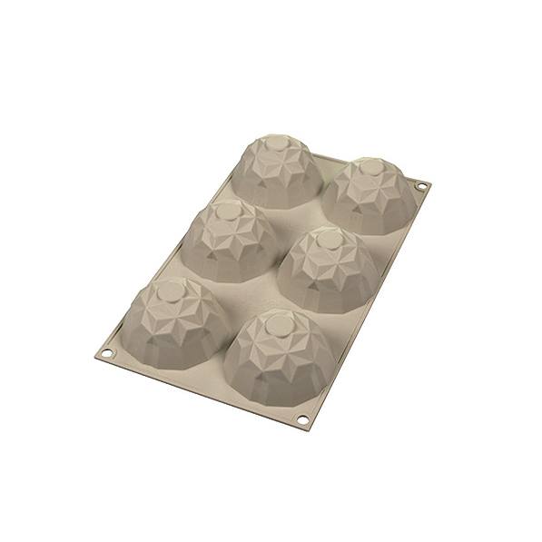 SILIKOMART 3Design Mini Gemma szara - forma do monoporcji silikonowa