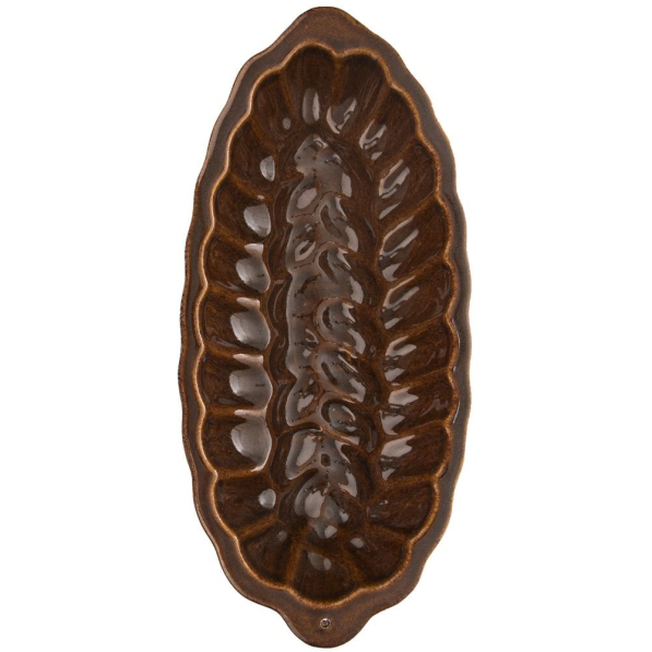 Forma do pieczenia chałki ceramiczna 41 x 19 cm