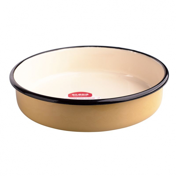 Forma do pieczenia ciasta stalowa SILESIA RYBNIK BEIGE BAKE 24 cm