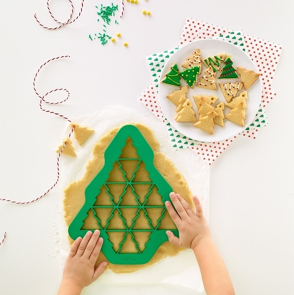 LEKUE Choinki zielona - forma do wykrawania ciastek plastikowa