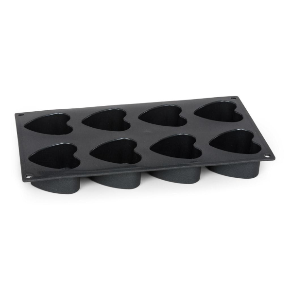 Forma serce do ciastek silikonowa PATISSE STARFLEX 29 x 17 cm