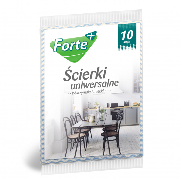 FORTE+ 10 szt. ścierki kuchenne uniwersalne