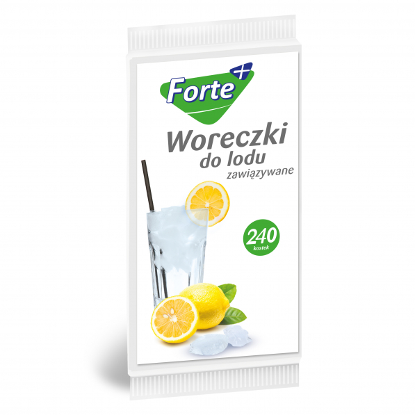 FORTE+ 240 szt. woreczki do lodu zawiązywane