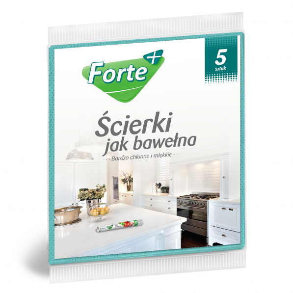 FORTE+ 5 szt. ścierki kuchenne uniwersalne