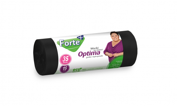 FORTE+ Optima worki na śmieci 35 l 15 szt.