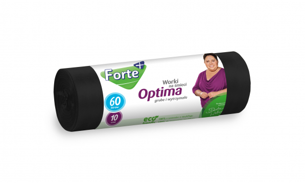 FORTE+ Optima worki na śmieci 60 l 10 szt.