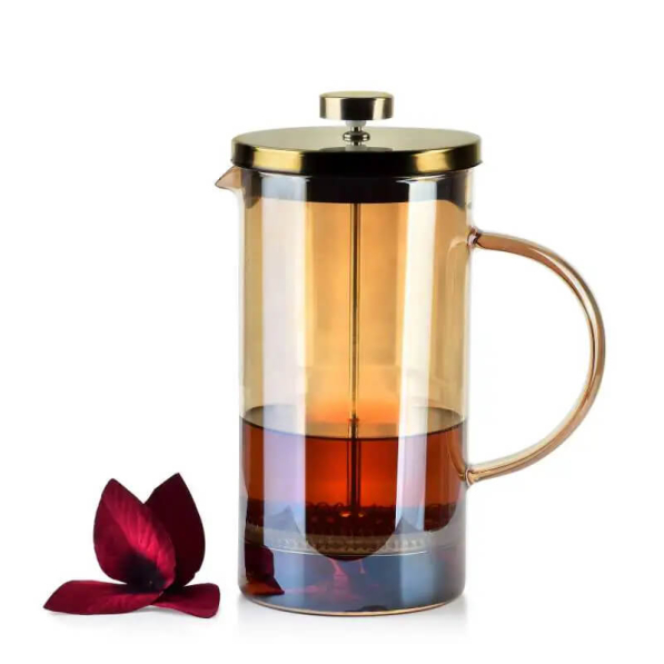 French press / Zaparzacz do herbaty tłokowy szklany PETER 1 l