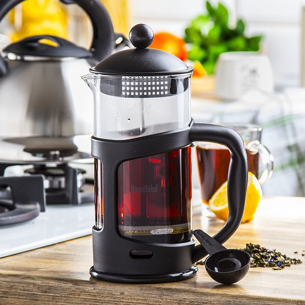 French press / Zaparzacz do kawy tłokowy szklany HOME DELUX SOFIA 1 l