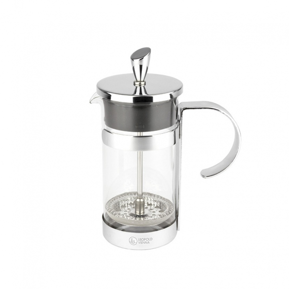 French press / Zaparzacz do kawy tłokowy szklany LEOPOLD VIENNA LUXE 0,35 l