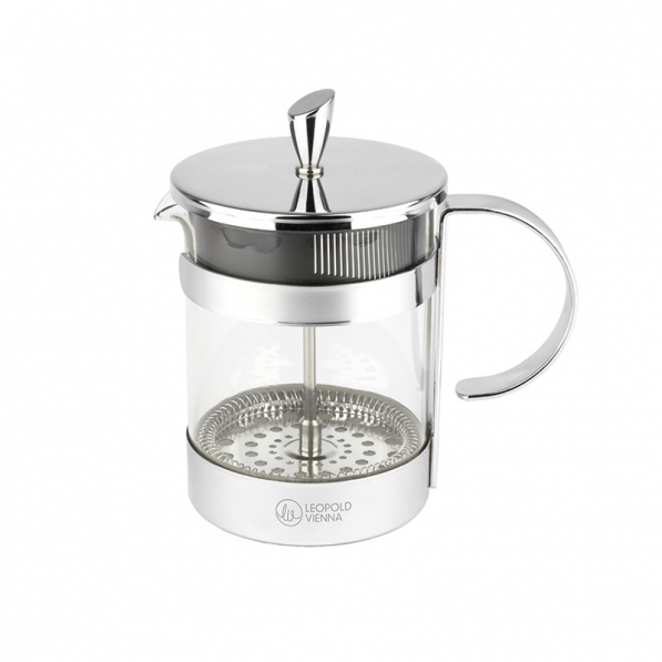 French press / zaparzacz do kawy tłokowy szklany LEOPOLD VIENNA LUXE 0,6 l