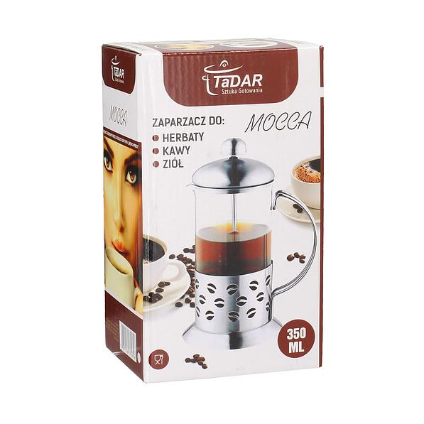 French press / Zaparzacz do kawy tłokowy szklany MOCCA 0,35 l