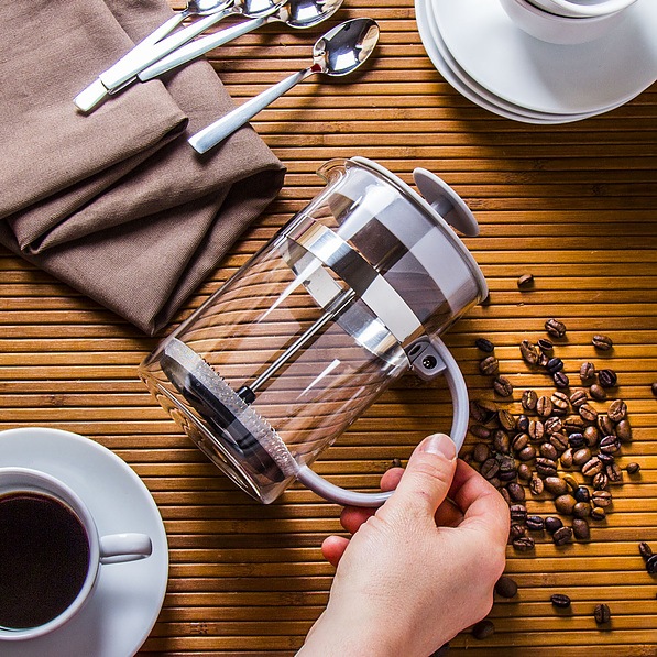 French press / Zaparzacz do kawy tłokowy szklany MODO 0,8 l