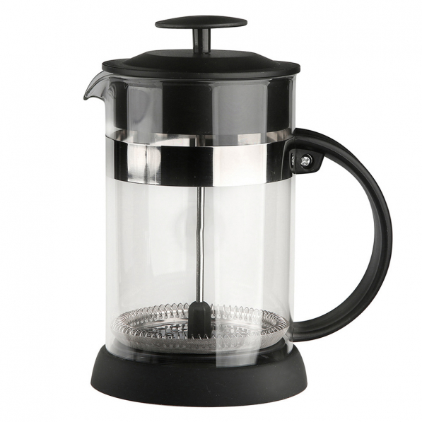 French press / zaparzacz do kawy tłokowy szklany ze szklankami termicznymi ANDREA 0,8 l