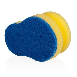 TESCOMA Clean Kit 3 szt. żółte - gąbki / zmywaki kuchenne do mycia naczyń
