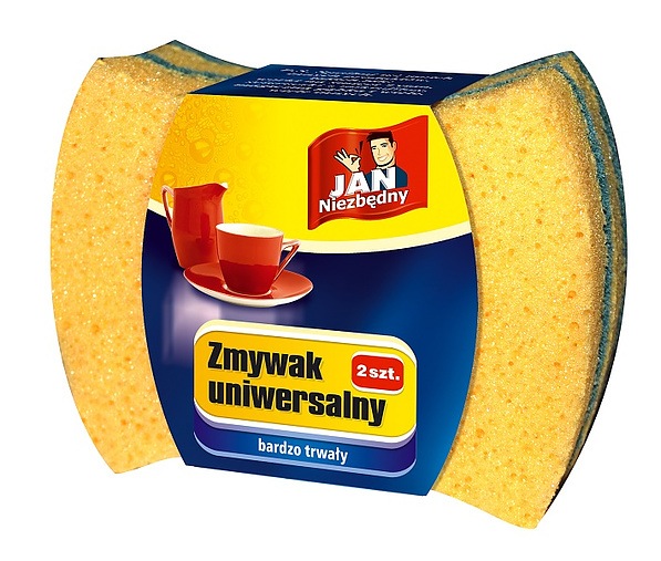 Gąbki / Zmywaki kuchenne JAN NIEZBĘDNY UNIWERSALNE 2 szt.