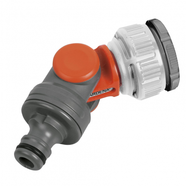 GARDENA Original System Angled Tap Connector 21; 23; 26,5; 33,3 mm - przyłącze kranowe kątowe