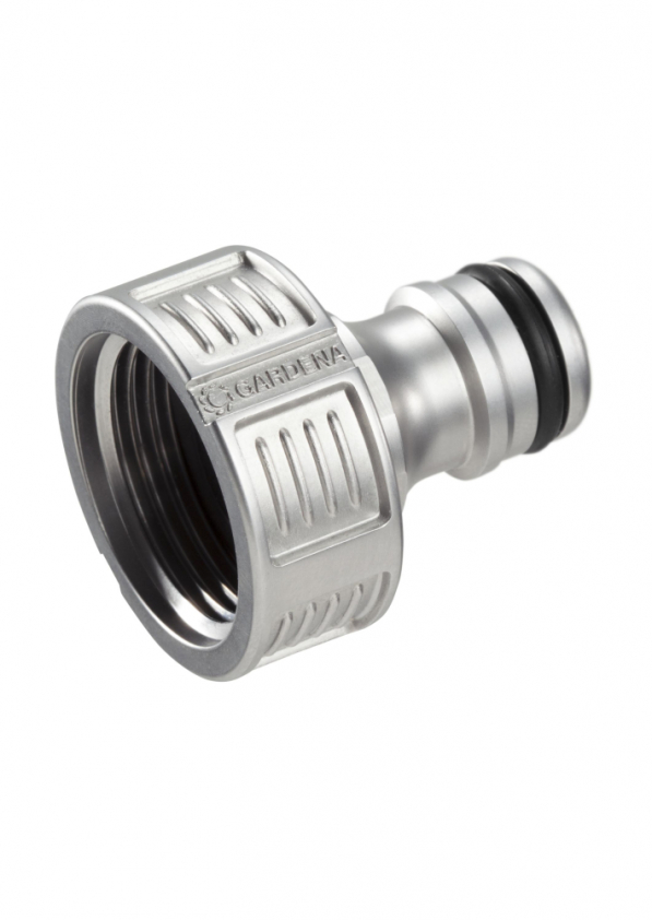 GARDENA Original System Tap Connection 26,5 mm G 3/4" srebrne - przyłącze kranowe metalowe