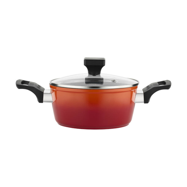 Garnek aluminiowy z pokrywką FLORINA CHILI 1,8 l