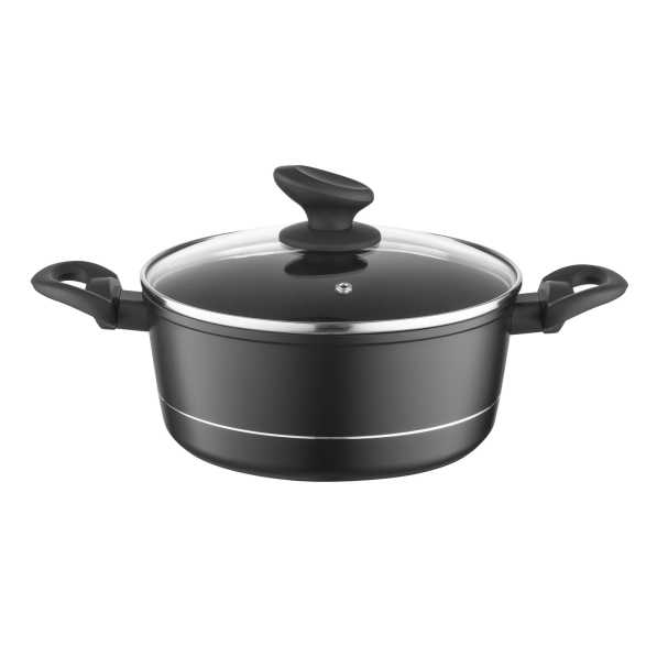 Garnek aluminiowy z pokrywką FLORINA DELUX 3 l
