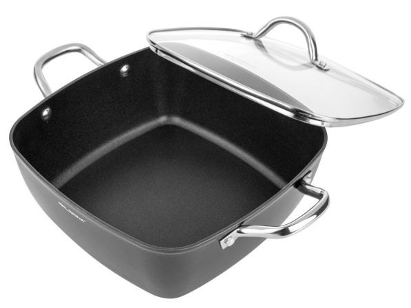 Garnek aluminiowy z pokrywką FLORINA NELIO 6,1 l