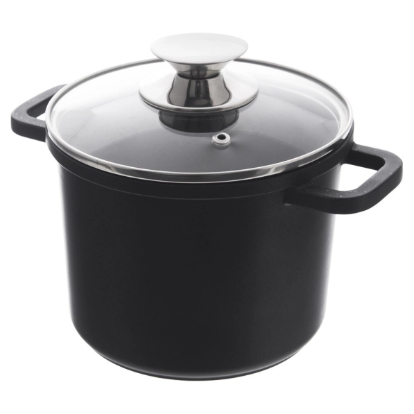 Garnek aluminiowy z pokrywką GRANDE 2,2 l