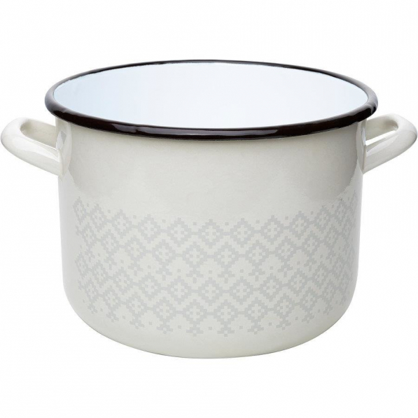 Garnek emaliowany EMALIA POLSKA PLESZEW BLANKA 2,5 l