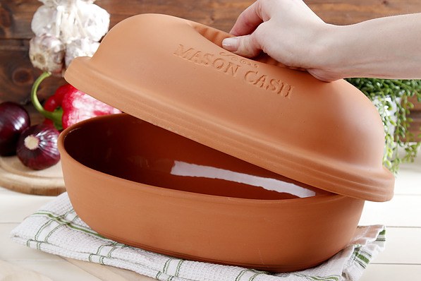 MASON CASH Clay Cooker 3 l - garnek rzymski gliniany z pokrywką