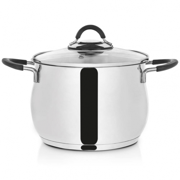 Garnek ze stali nierdzewnej z pokrywką DALIE STEEL 4,8 l