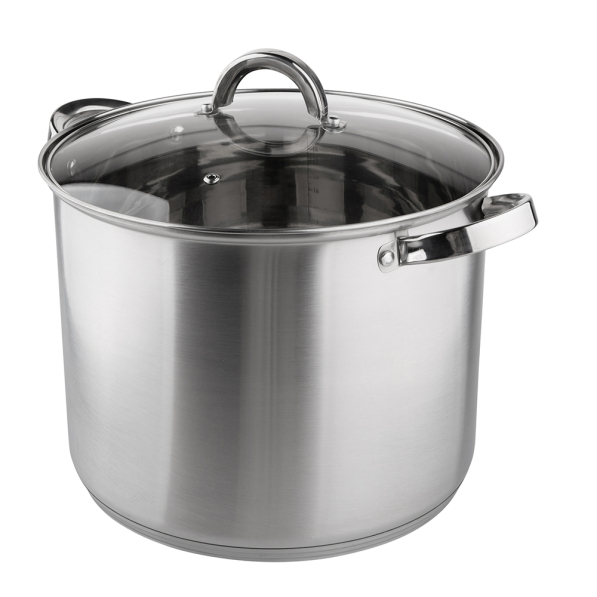 Garnek ze stali nierdzewnej z pokrywką FABIO 12,5 l