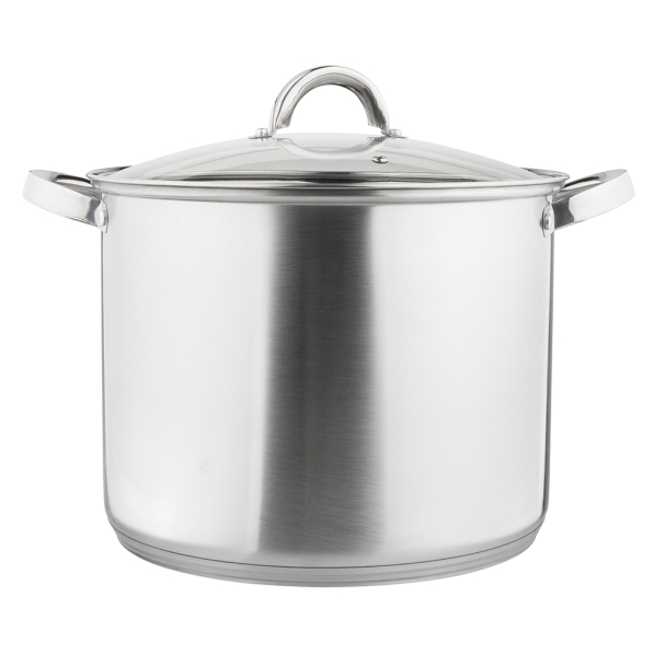 Garnek ze stali nierdzewnej z pokrywką FABIO 12,5 l
