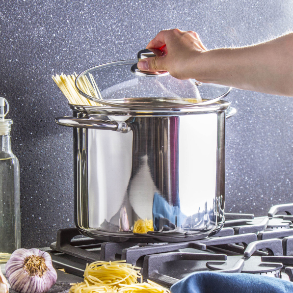 Garnek ze stali nierdzewnej z pokrywką FLORINA 12,5 l