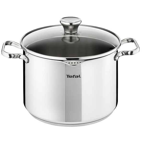 TEFAl Duetto A7057925 5,9 l - garnek ze stali nierdzewnej z pokrywką