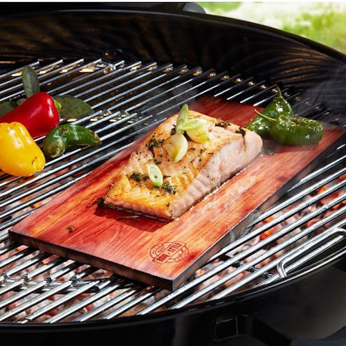 GEFU Bbq Grill 30 x 15 cm 2 szt. brązowe - deski cedrowe na grilla drewniane