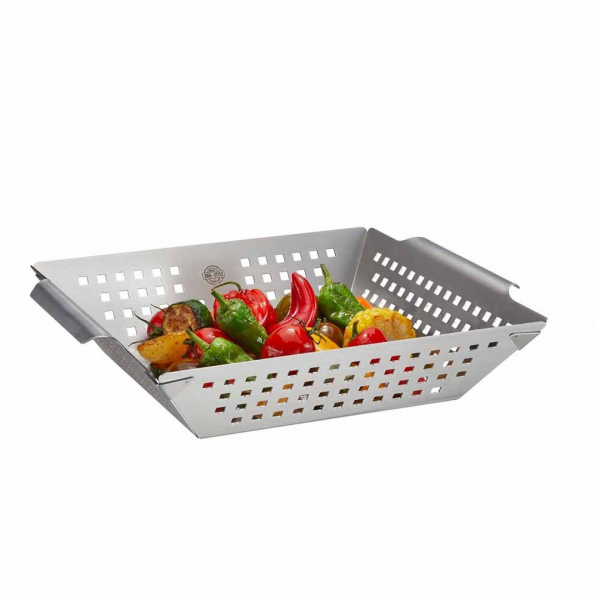 GEFU BBQ Perfo 33 x 28 cm - koszyk do grillowania stalowy