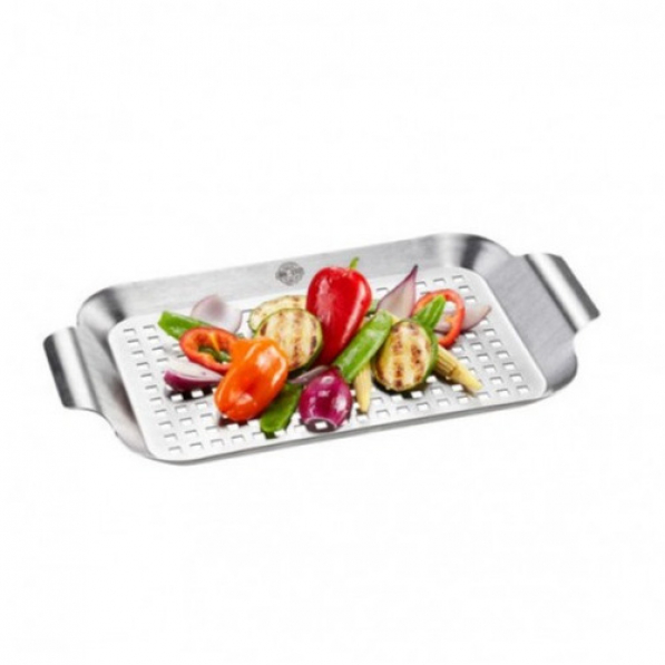 GEFU BBQ Perfo 43 x 25 cm - taca na grilla stalowa