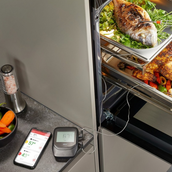 GEFU Control - termometr kuchenny do mięsa i steków cyfrowy z sondami