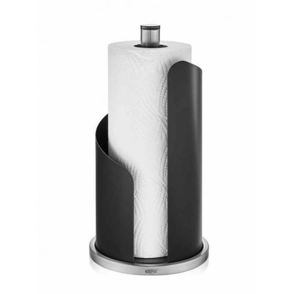 GEFU Curve 32,5 cm czarny - stojak na ręczniki papierowe stalowy