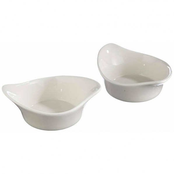 GEFU Inspira 2 szt. białe - kokilki / naczynia do zapiekania porcelanowe