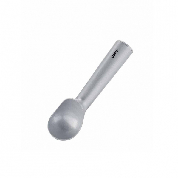 GEFU Pallina 18,4 cm srebrna - gałkownica / łyżka do lodów aluminiowa