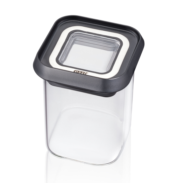 GEFU Pantry 0,18 l - pojemnik na produkty sypkie szklany z pokrywką
