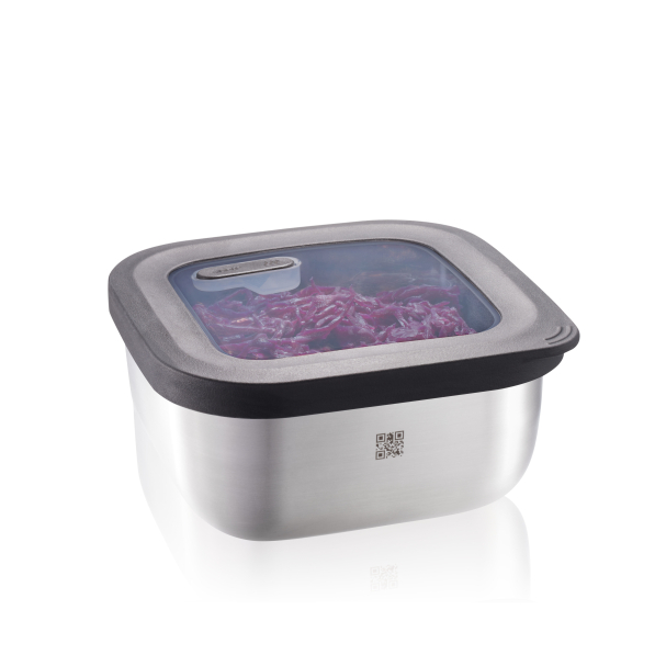 GEFU Provido 0,9 l - lunch box / śniadaniówka ze stali nierdzewnej