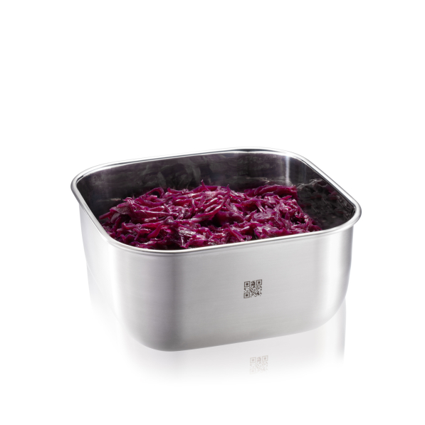 GEFU Provido 0,9 l - lunch box / śniadaniówka ze stali nierdzewnej