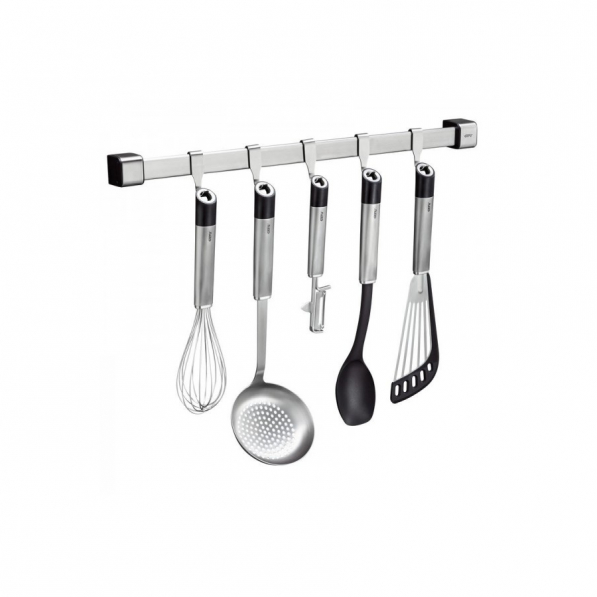GEFU Smartline 50 cm - wieszak / reling do przyborów kuchennych ze stali nierdzewnej 