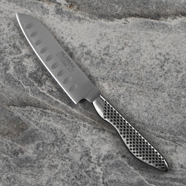 GLOBAL GS-57 11 cm - nóż japoński Santoku ze stali nierdzewnej