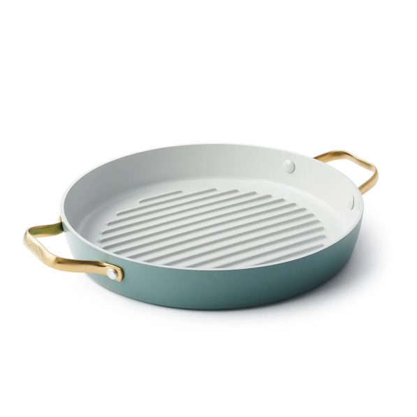 GREENPAN Padova SkyBlue 28 cm - patelnia grillowa ceramiczna