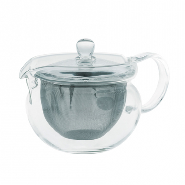 HARIO Chacha Kyusu-Maru 0,3 l - dzbanek do herbaty szklany z zaparzaczem